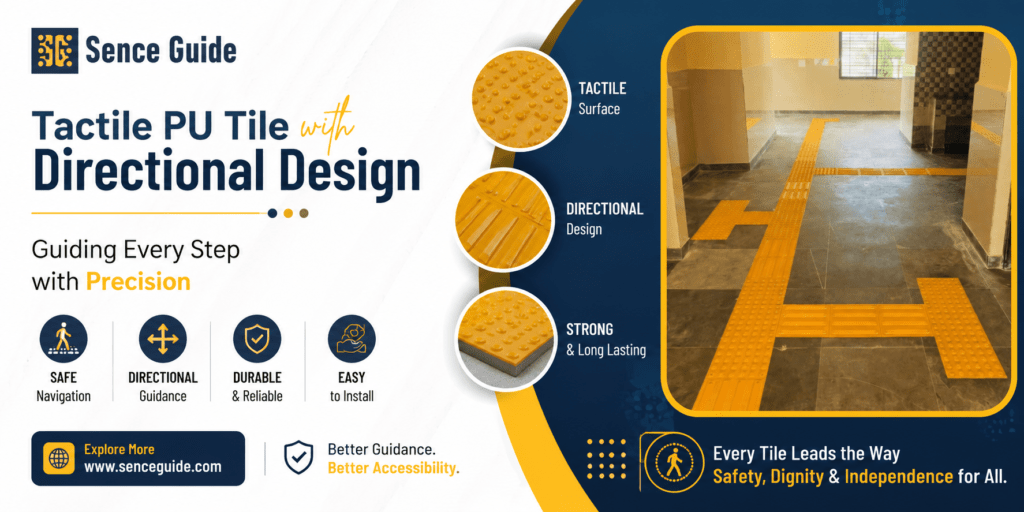 Tactile PU Tile with Directional Design