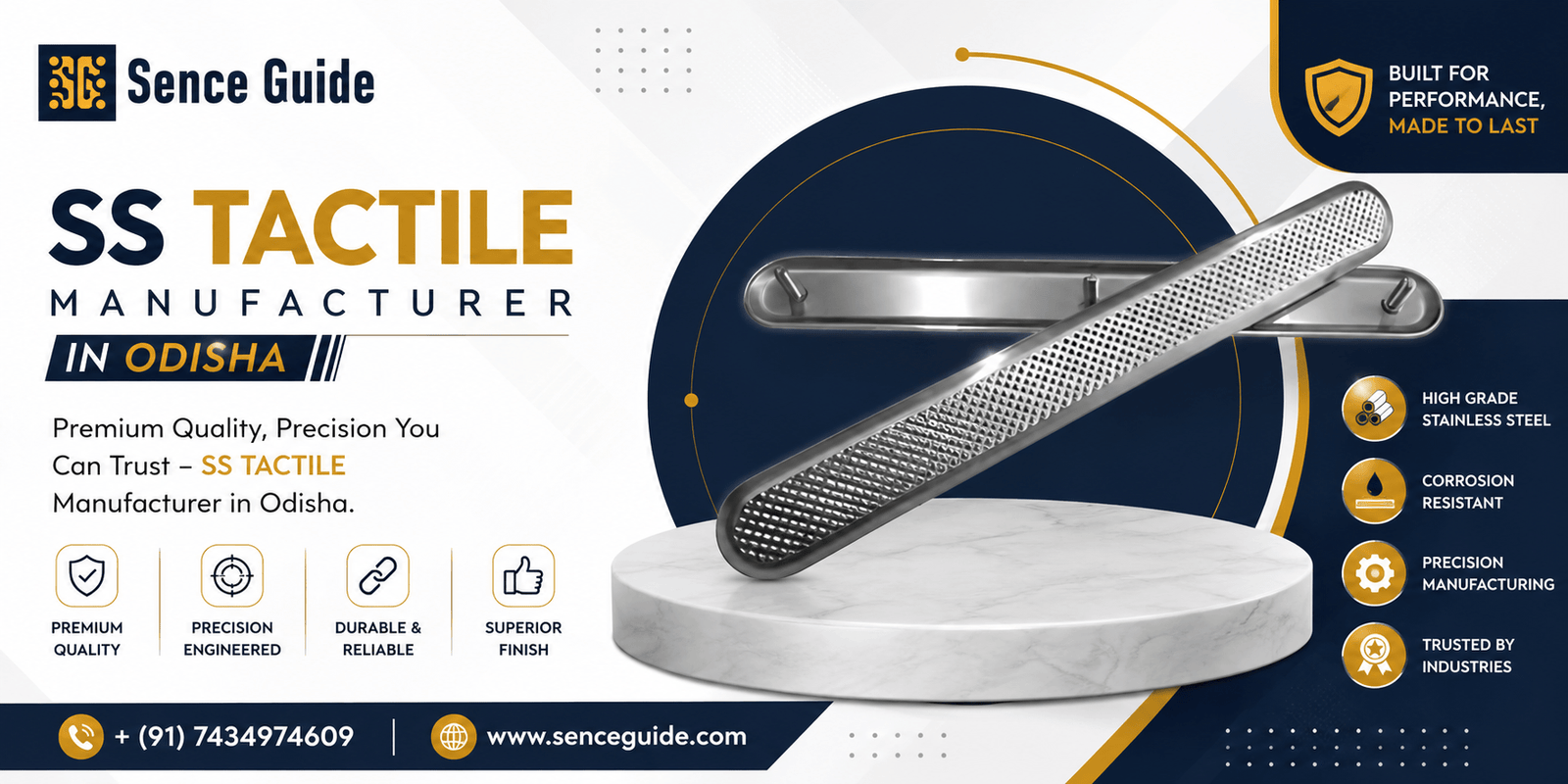 SS TACTILE Manufacturer in Odisha