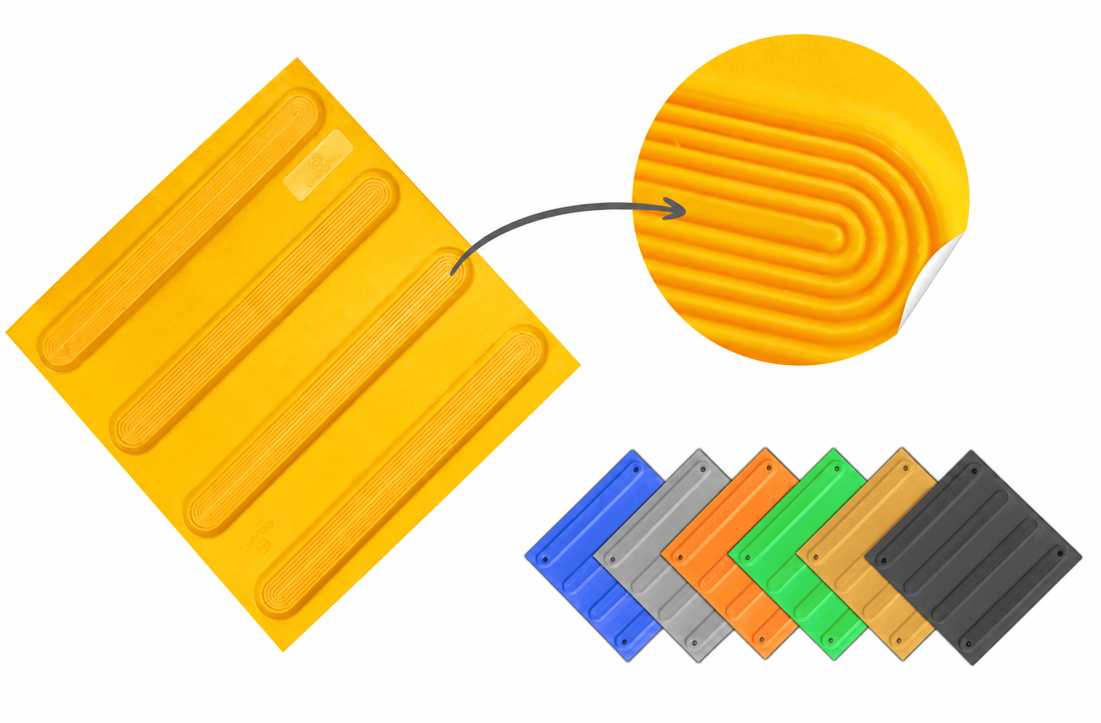PU Tactile Tile Directional Design