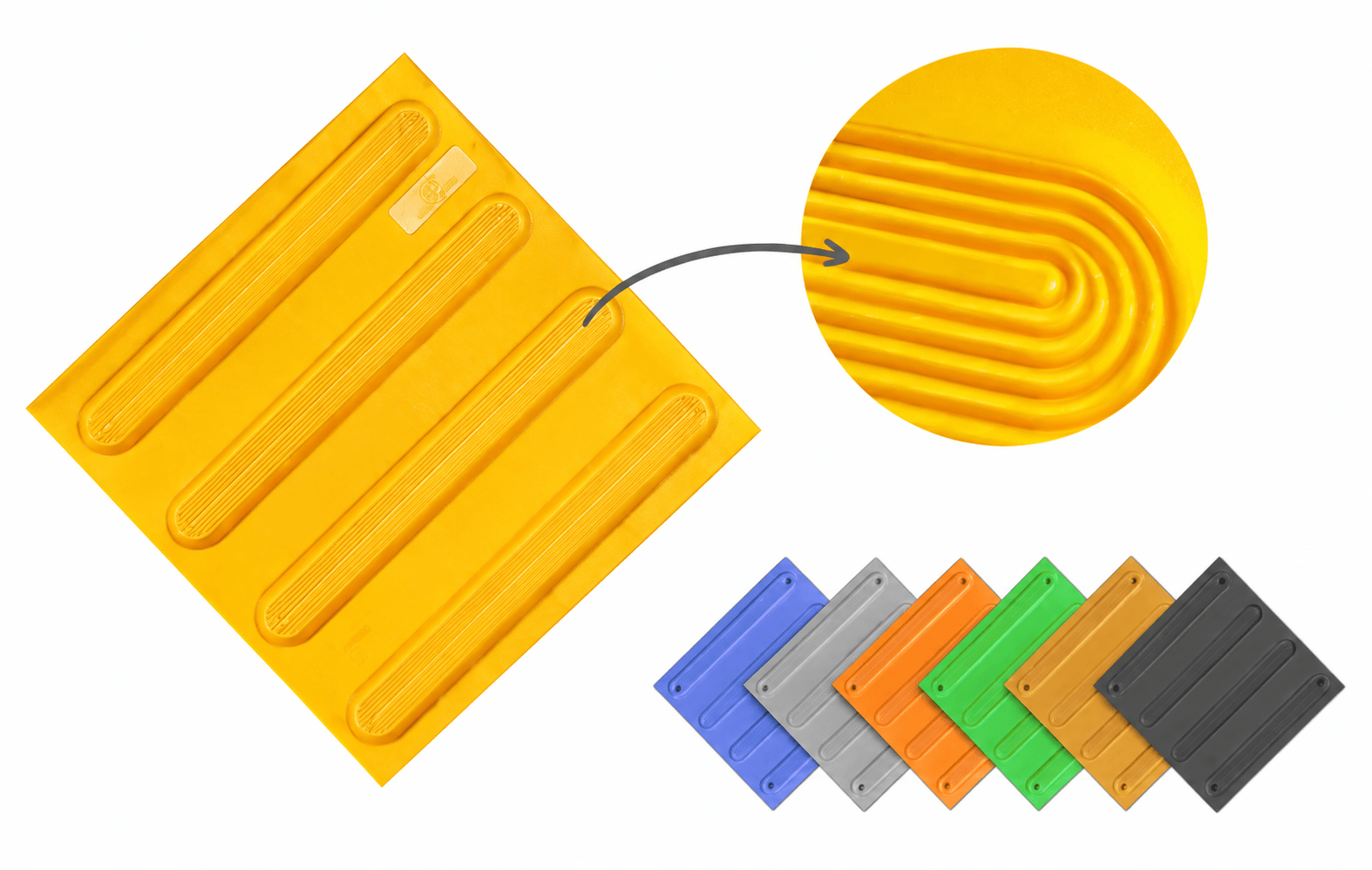 PVC Tactile Tile — Directional