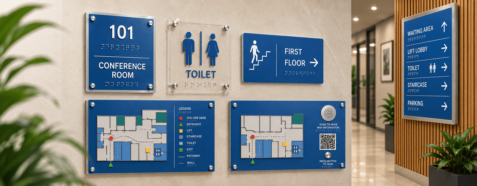 Custom Braille signage solutions