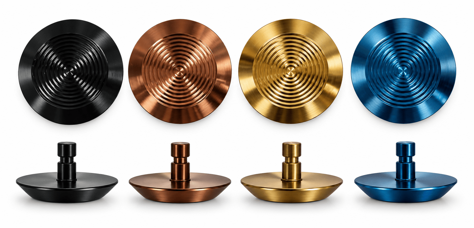 Stainless Steel Warning PVD Tactile Stud with Stem