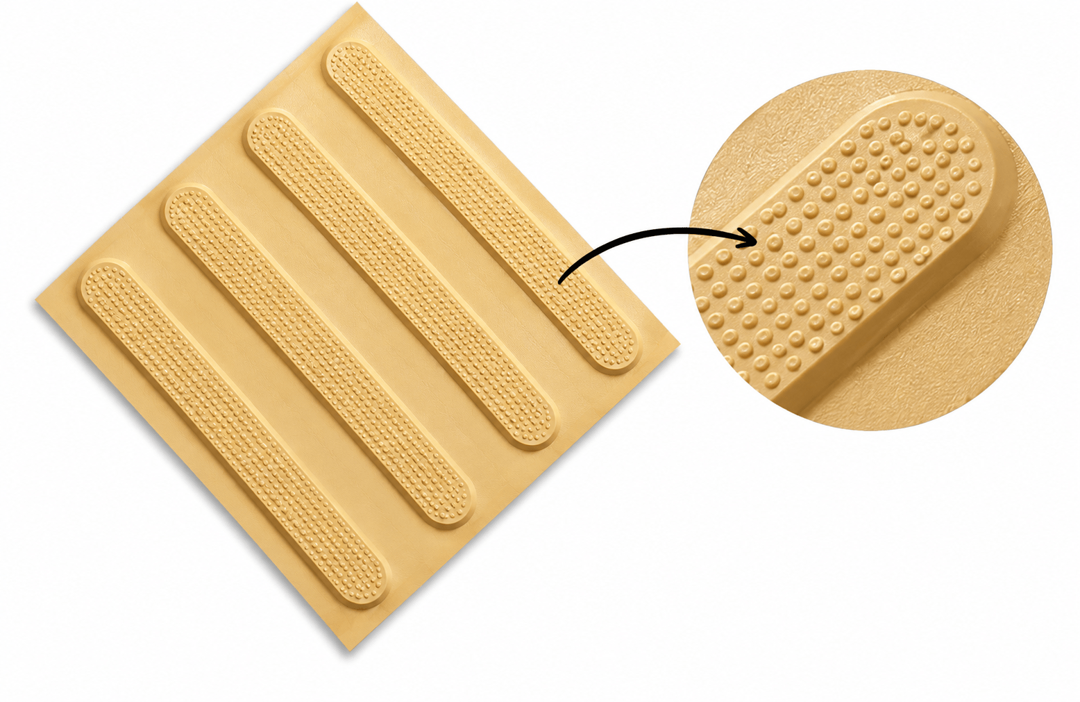 Vitrified Tactile Tile Directional Design