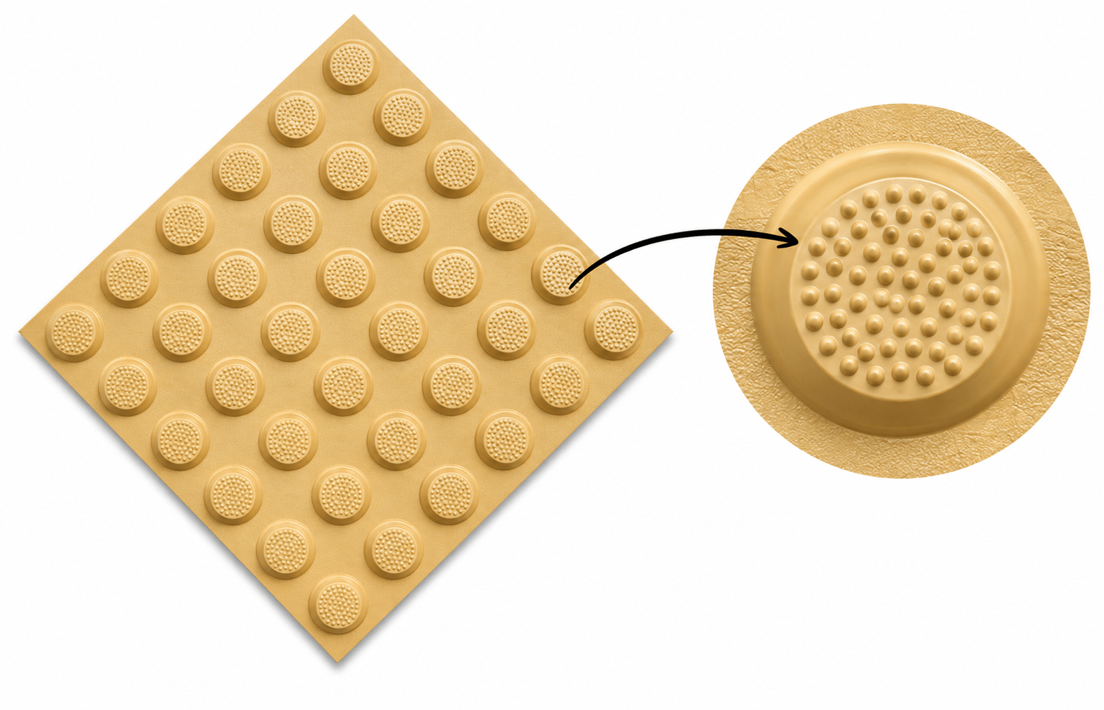 Vitrified Tactile Tile Warning Design