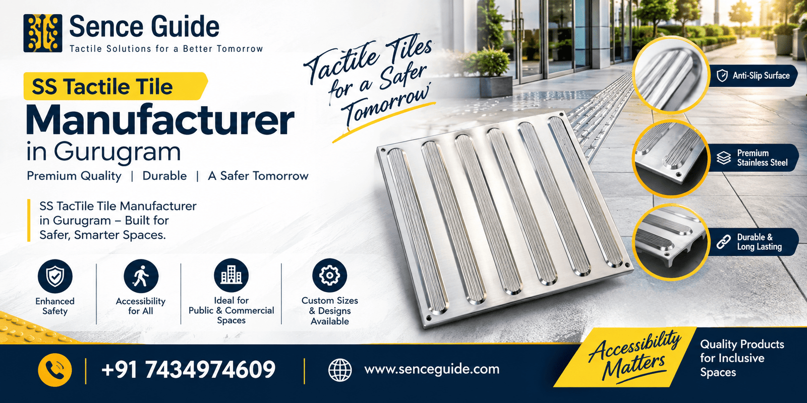 ⁠SS TacTile Tile Manufacturer in Gurugram